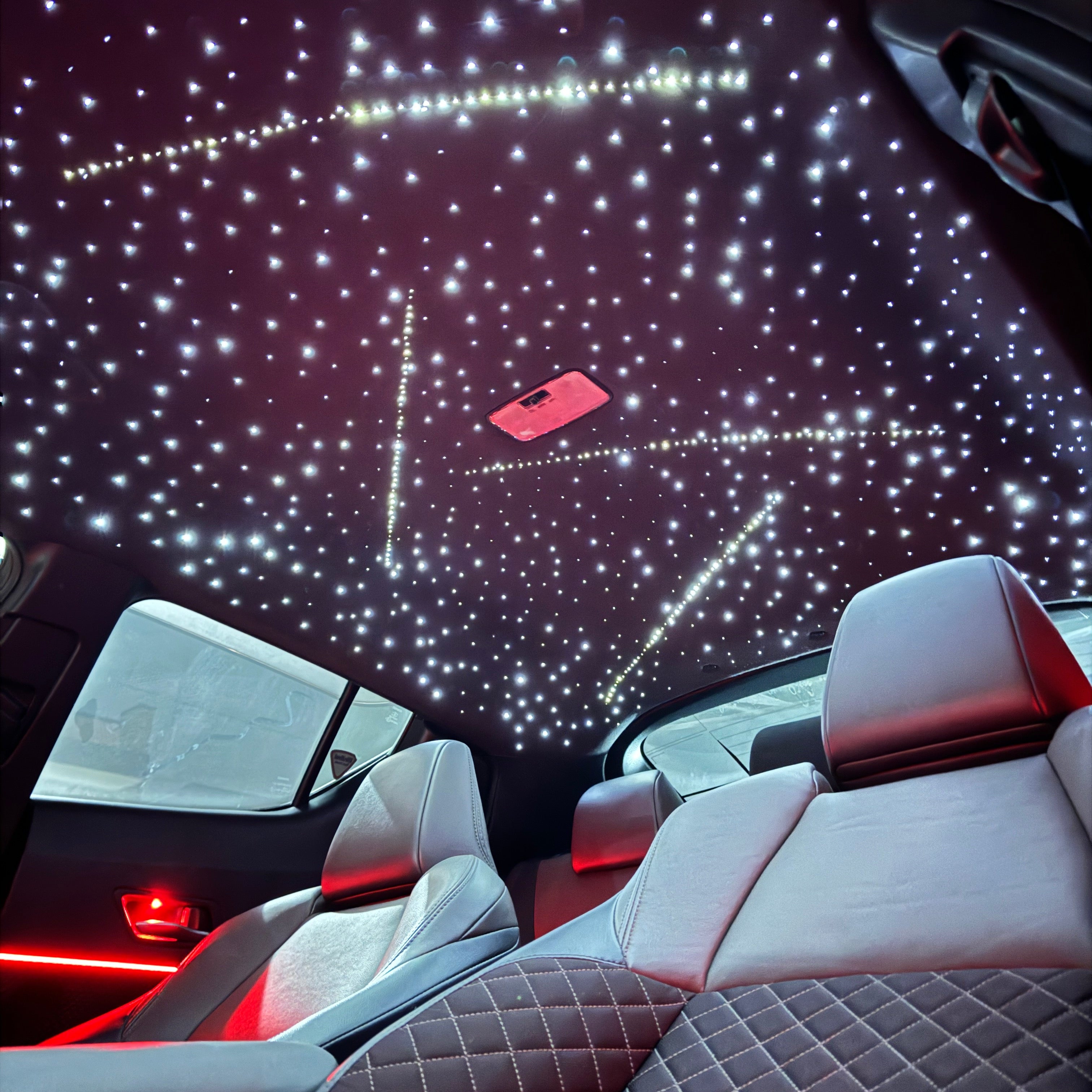 Starlight Headliner with shooting stars Auxleds