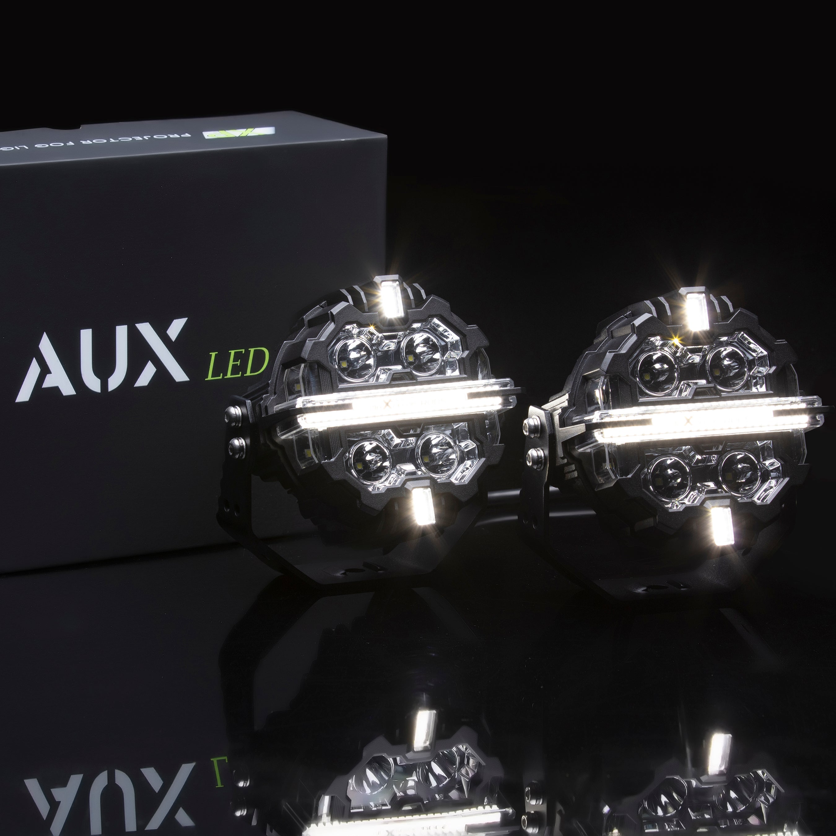 Xp Pods 5 inches Spot Beam + Side Shooter