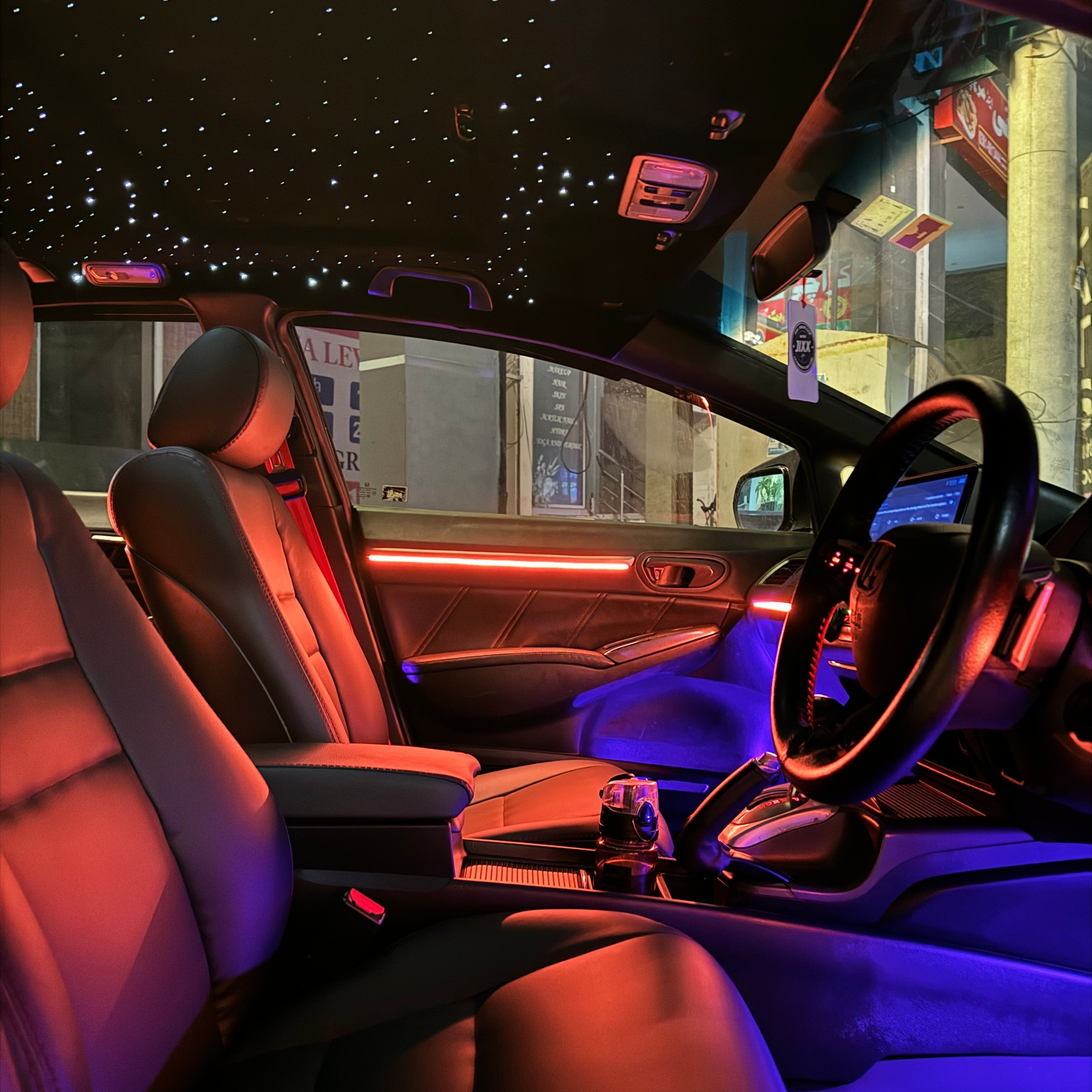 Starlight Headliner with shooting stars