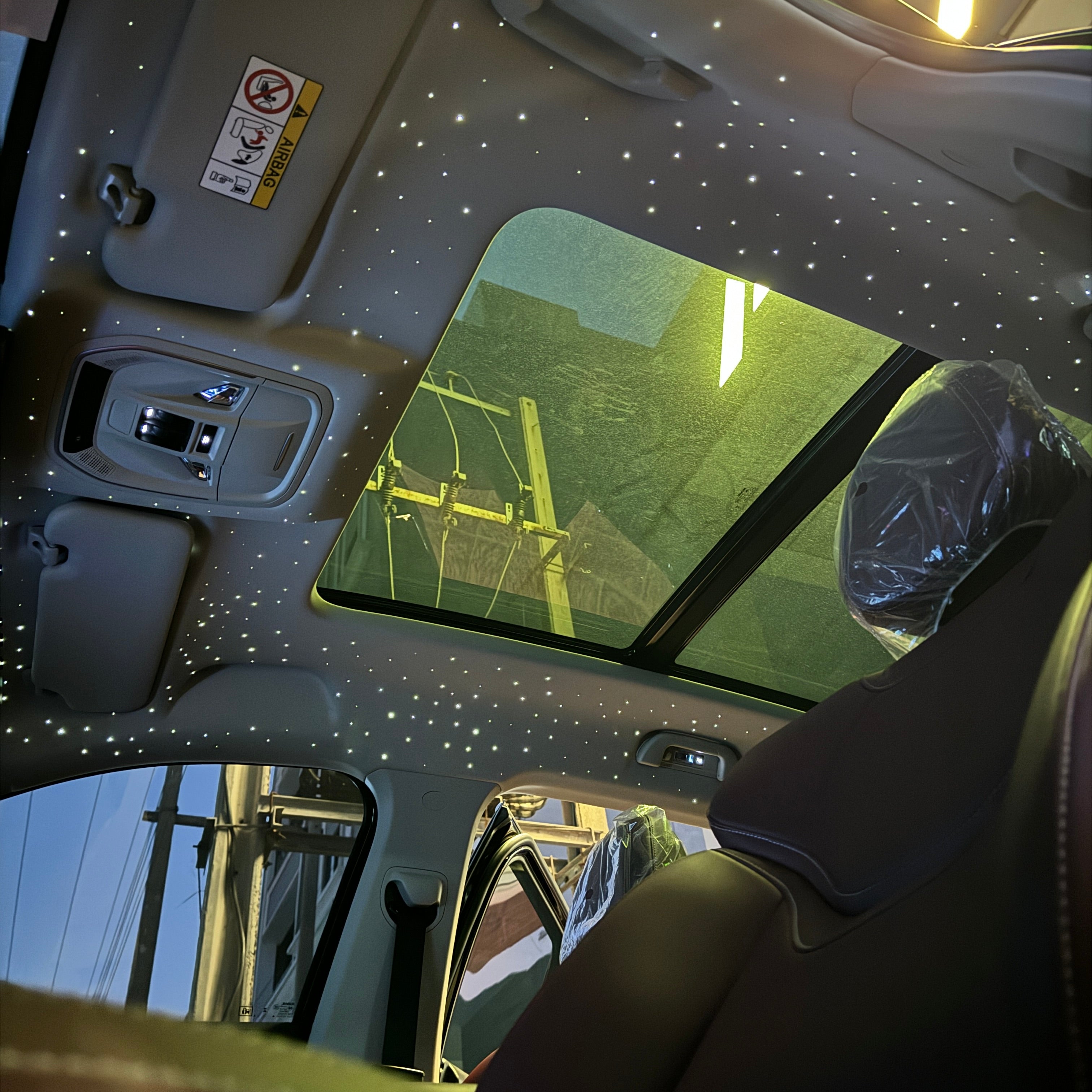 Starlight Headliner with shooting stars