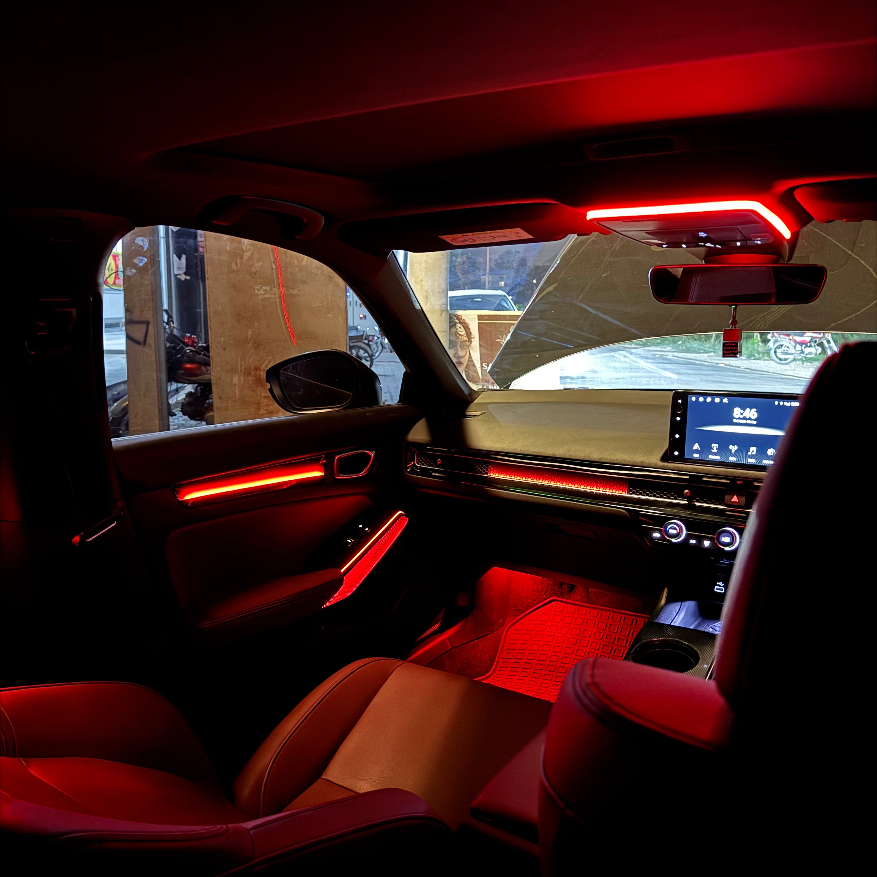 Civic 11 Gen Ambient Lighting Trims - Ribbon RS Style