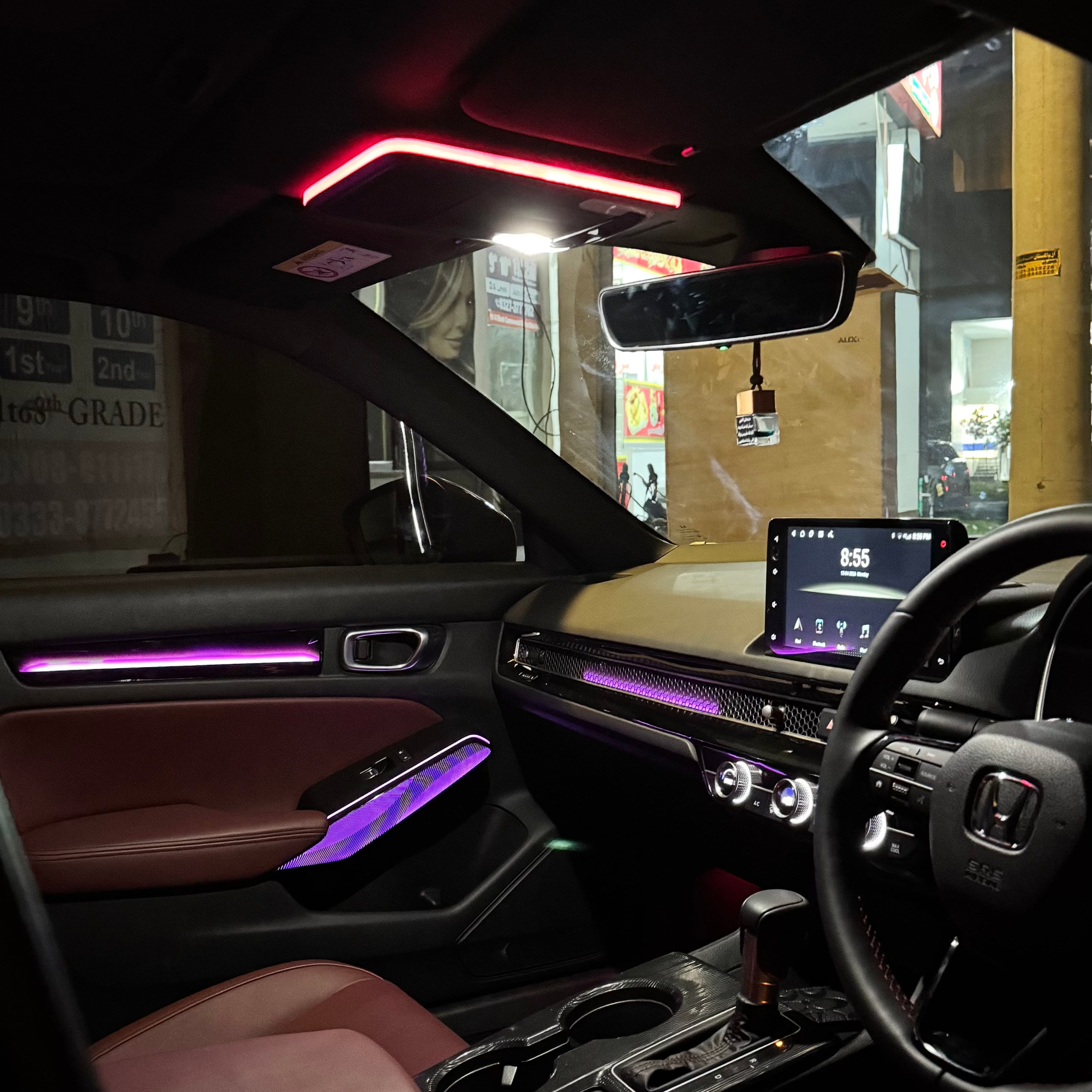 Civic 11 Gen Ambient Lighting Trims - Ribbon RS Style