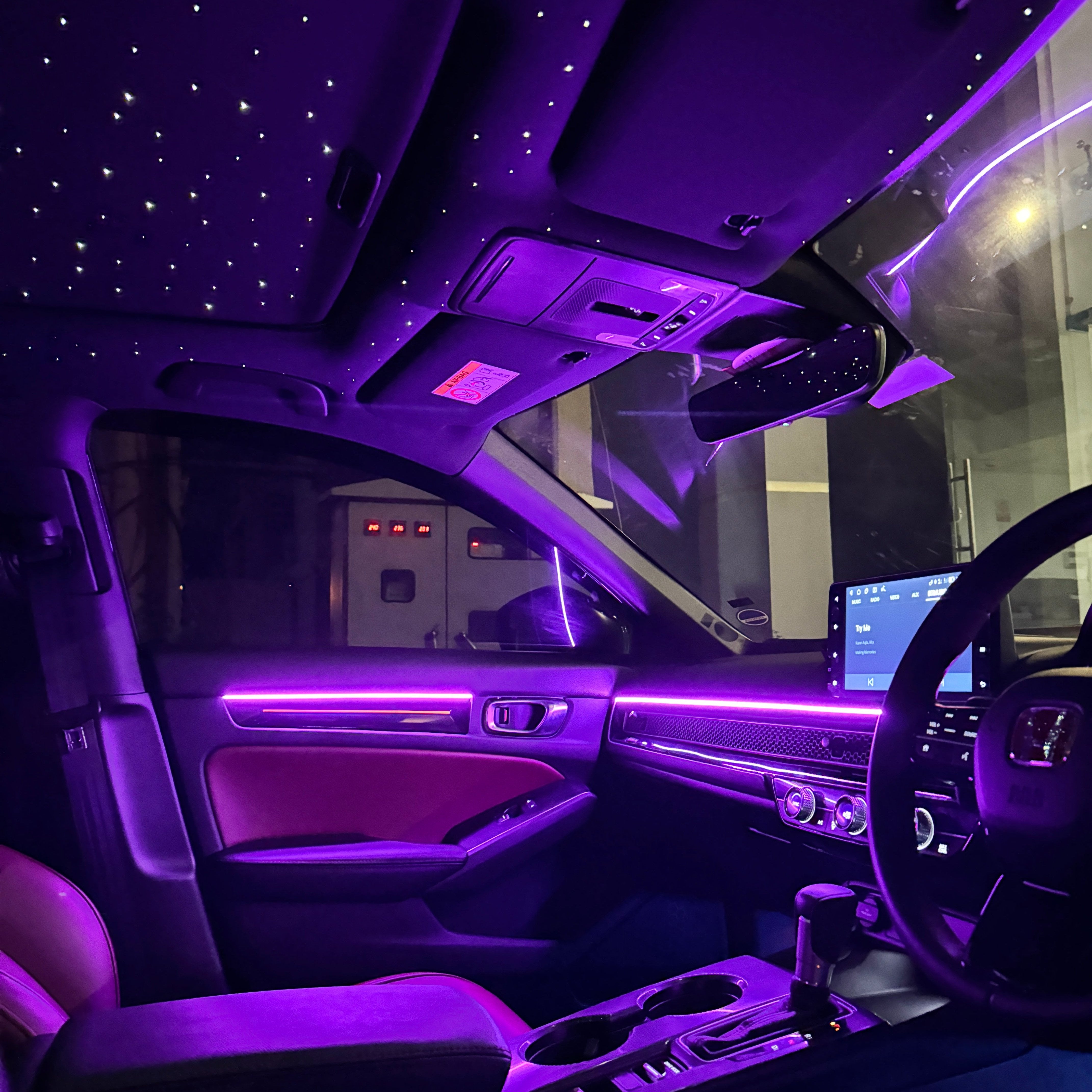 Starlight Headliner with shooting stars