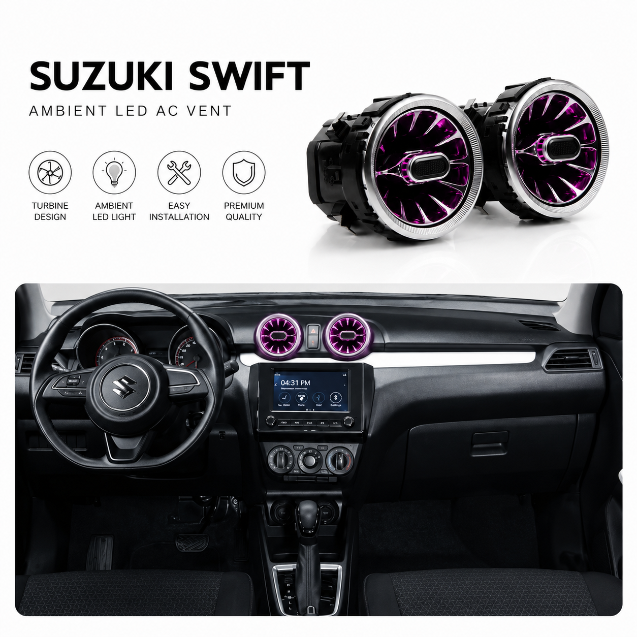 AirFlow Ambient Vents - Swift / Alto