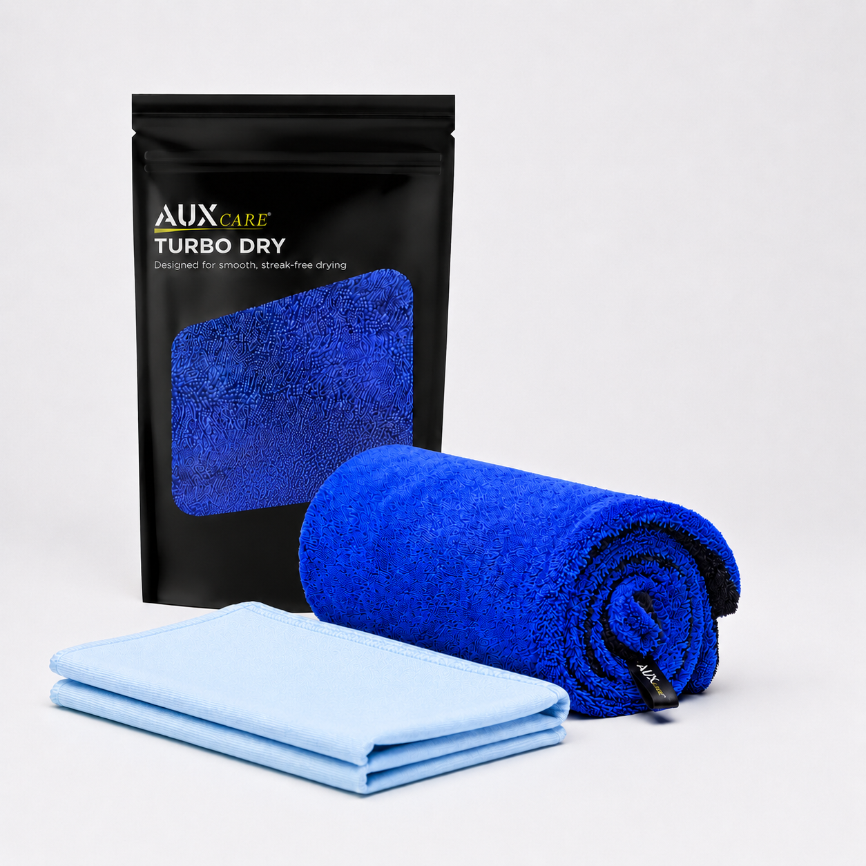 TurboDry Drying Towel + VisionX™ Glass Cleaning