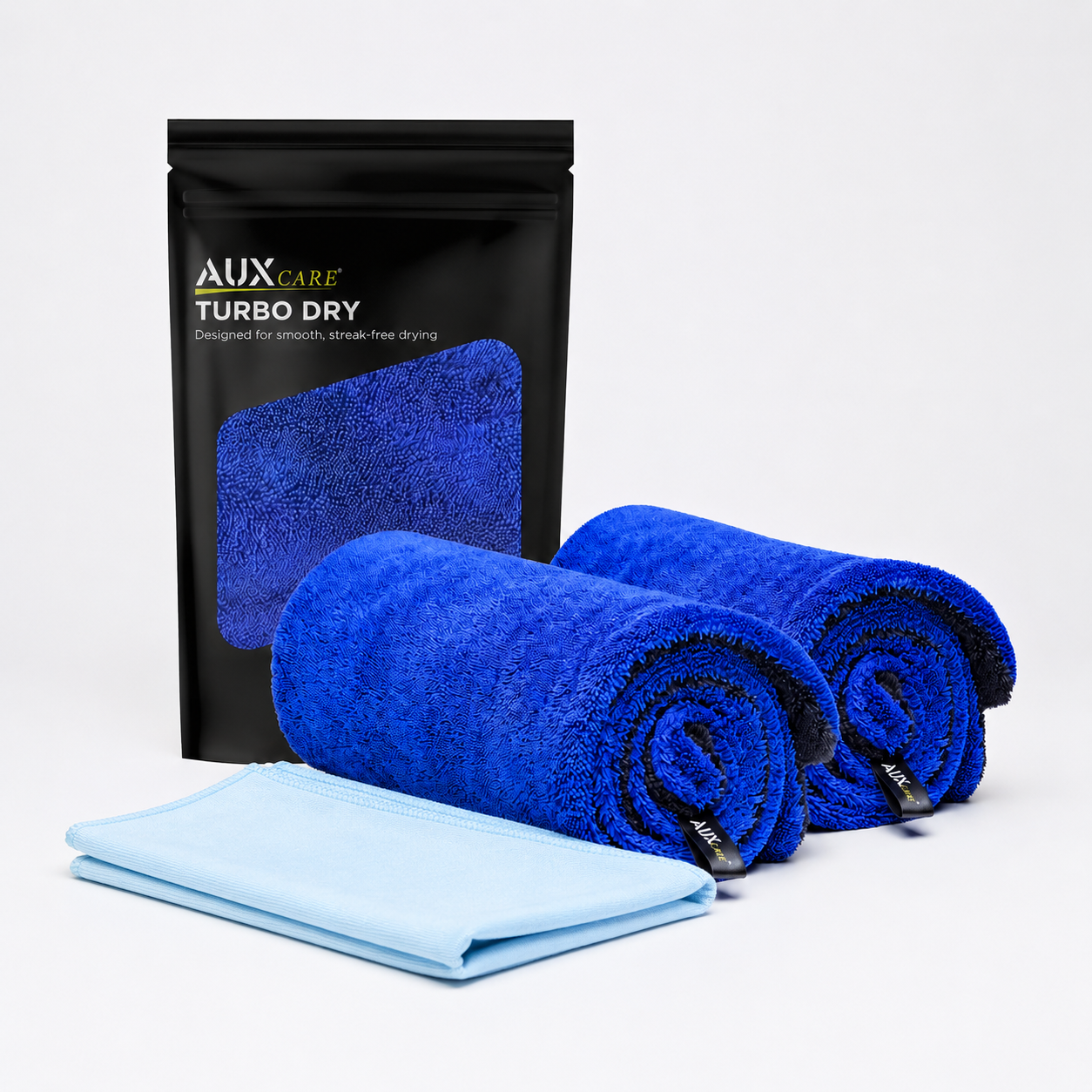 TurboDry Drying Towel + VisionX™ Glass Cleaning